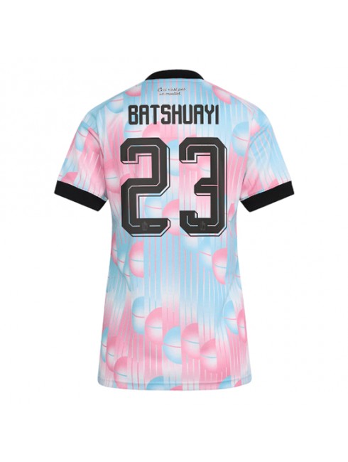 Belgien Michy Batshuayi #23 Auswärtstrikot für Frauen WM 2026 Kurzarm Belgien Michy Batshuayi #23 Auswärtstrikot für Frauen WM 2026 Kurzarm